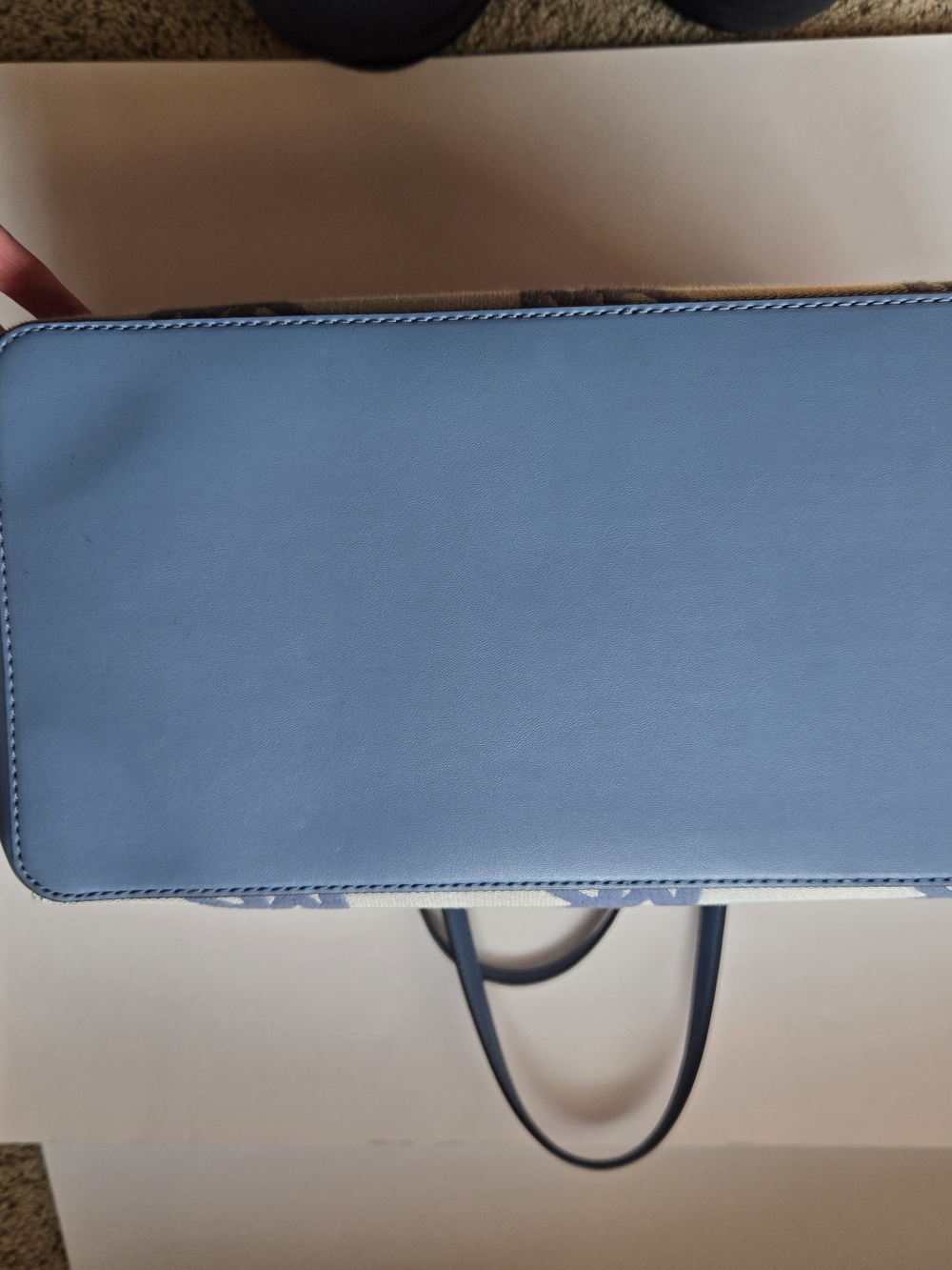 Michael Kors Blue  Canvas Tote - Picture 10 of 13
